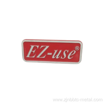 Custom Metal Nameplate Brand Logo